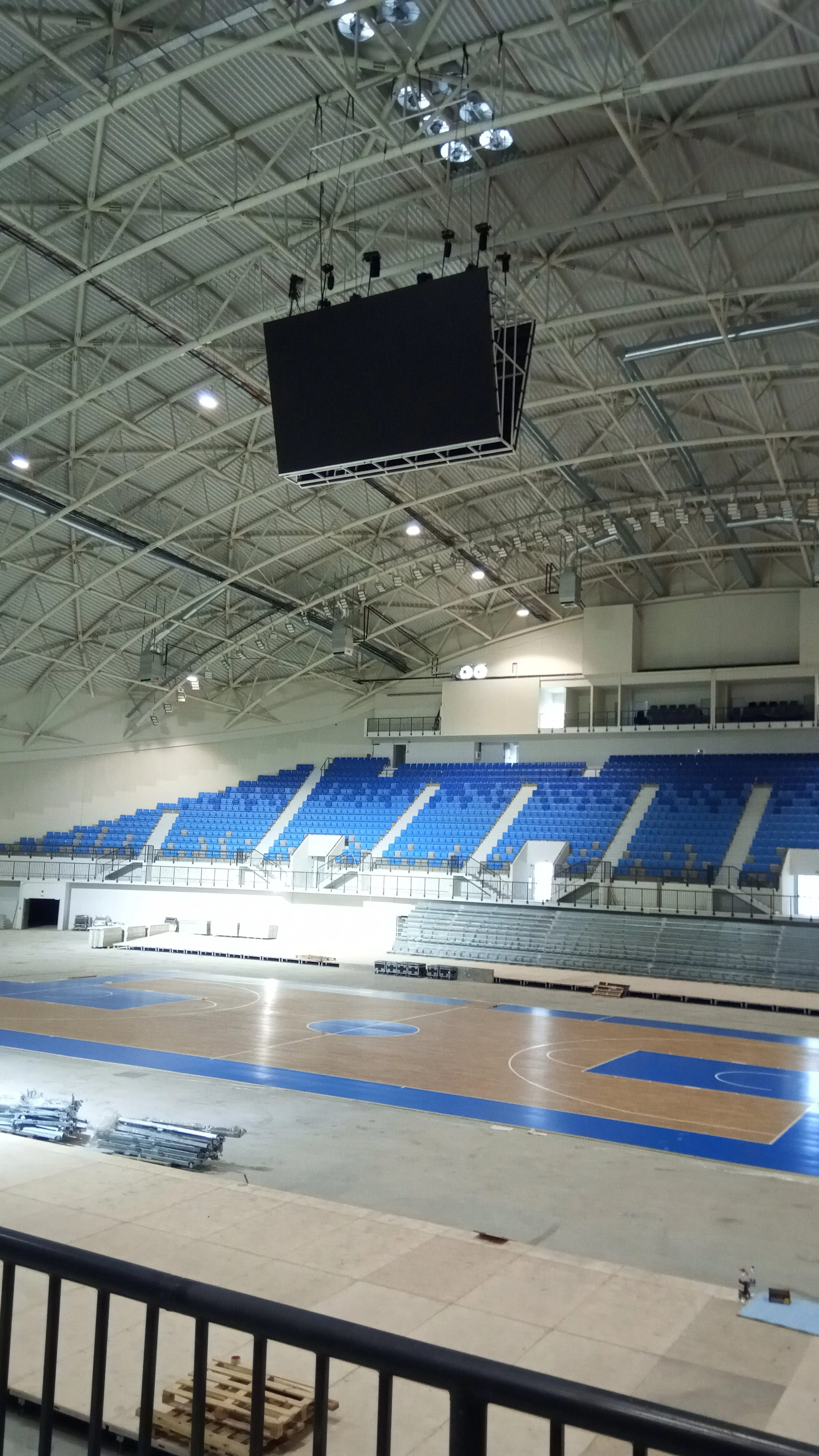 Инсталирана видео стена в спортна зала Арена Бургас