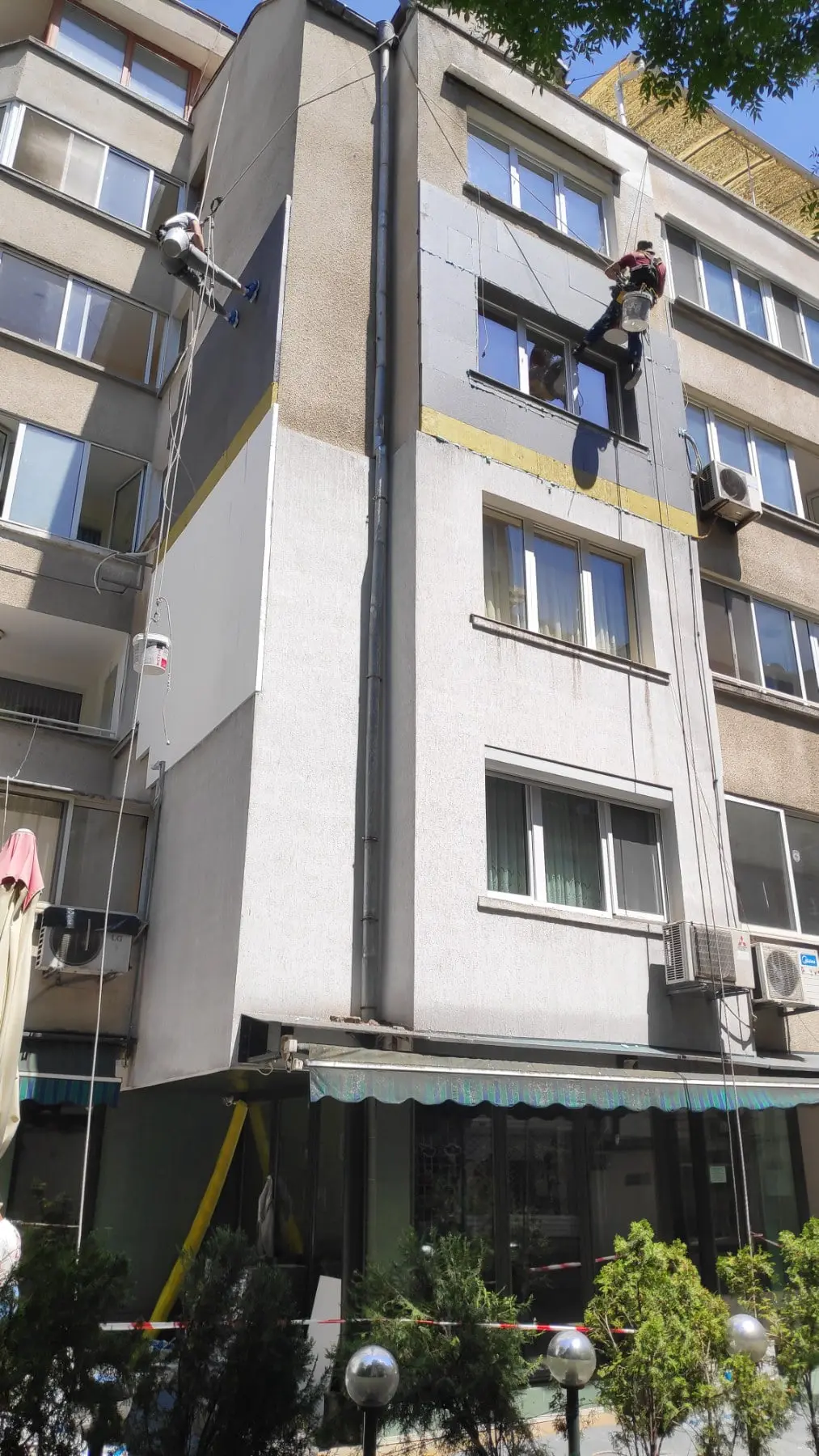 Саниране от въжен достъп, по алпийски способ